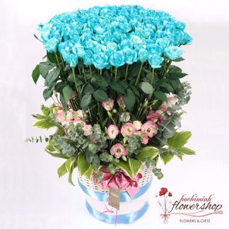 99 blue roses in Hochiminh city