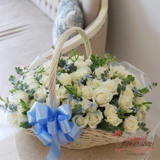 99 white roses delivery hochiminh