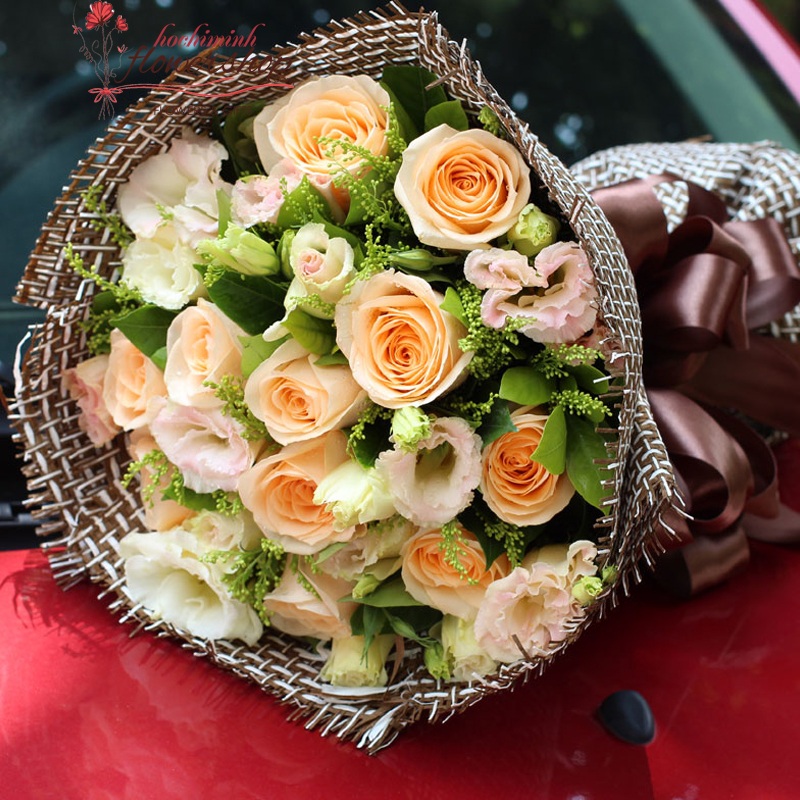 Beautiful flowers for husband