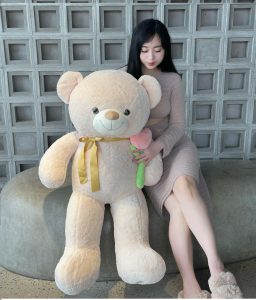 Cream Teddy Bears in Hochiminh city VN