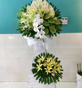 Order funeral flowers to Hochiminh online