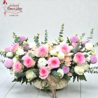 Traditional-rose-flower-basket-same-day-delivery
