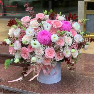 birthday flower basket for your friend