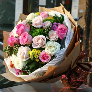 Bouquet flowers for delivery to Hochiminh