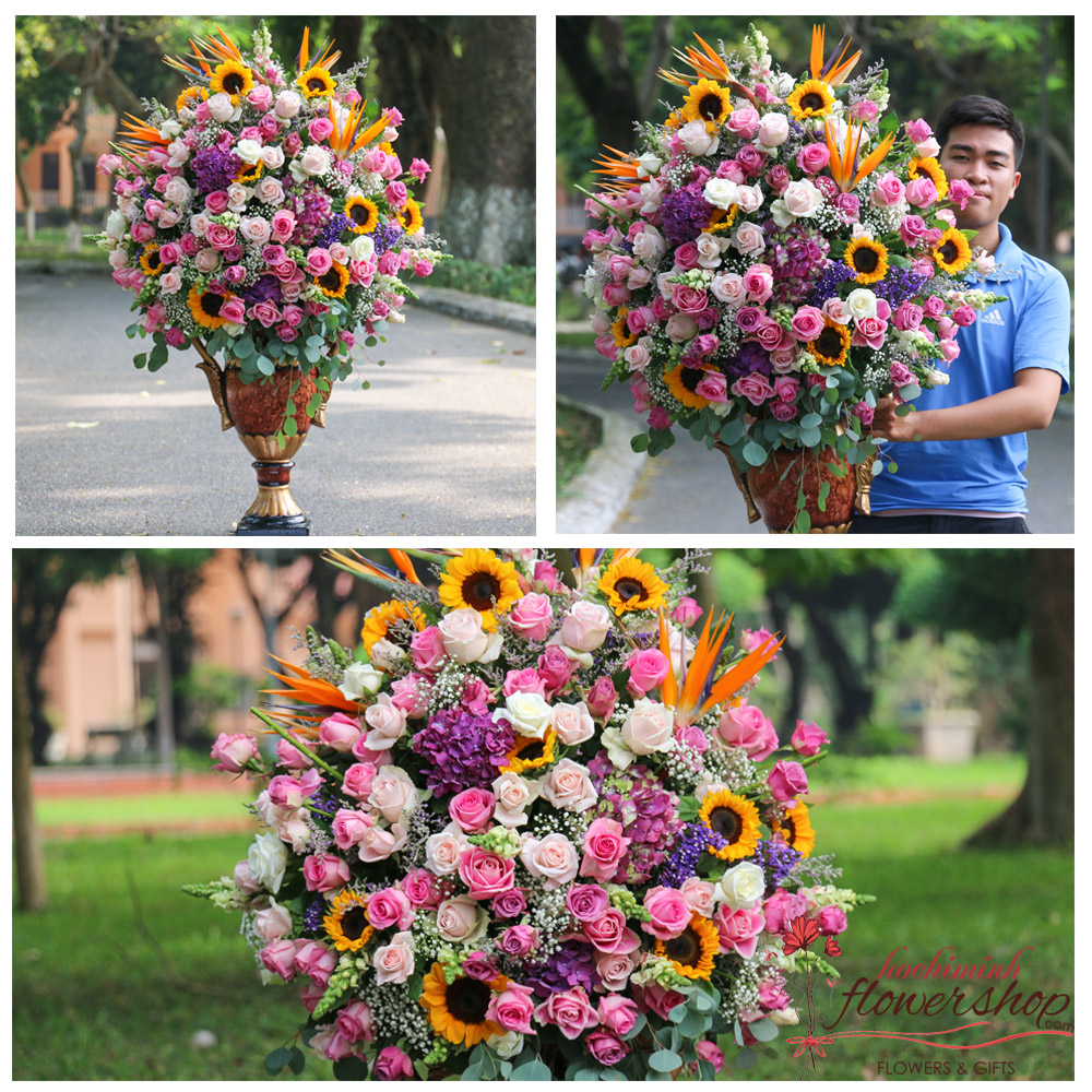 buy luxurious flower in hochiminh delivery sameday