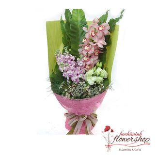 Cymbidium orchids bouquet delivery same day