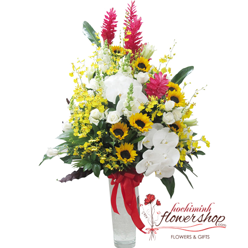 flowers free delivery in hochiminh