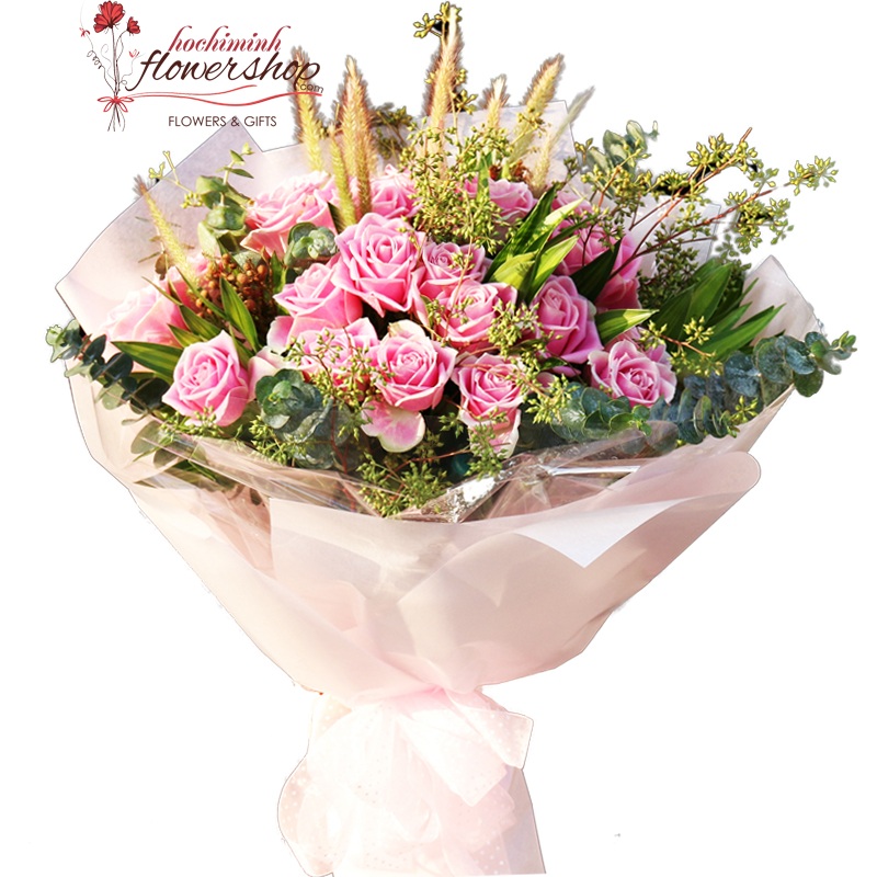 Flowers for love in Hochiminh city