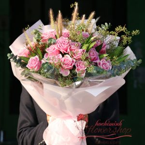 Flowers for love in Hochiminh city