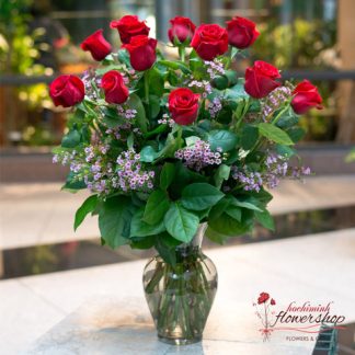 Flowers in vase arrangements in hochiminh