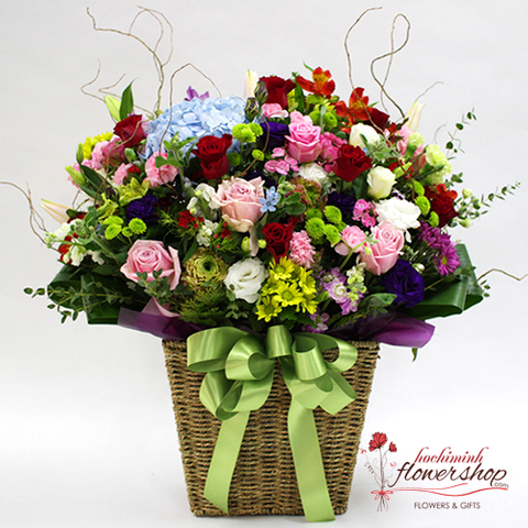 send flower to happy day in hochiminh