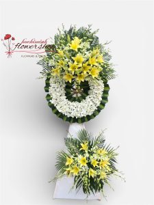 Hochiminh sympathy flowers standing