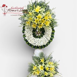 hochiminh sympathy flowers standing