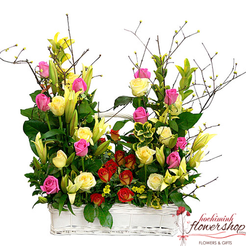 hochiminh birthday flowers and wishes