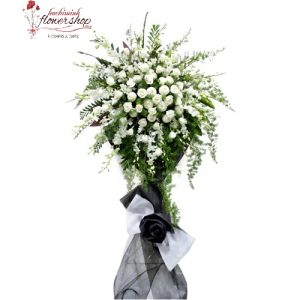 Sympathy flower arrangements for funeral in HCM