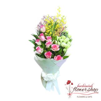 Hochiminh love flowers bouquet for wife