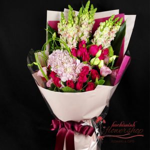 Hochiminh love flowers online free delivery