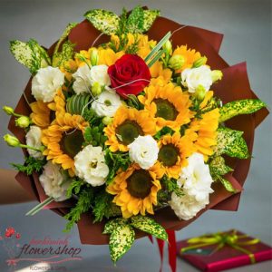 Hochiminh sunflower lovely bouquet