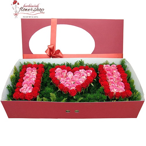 flower box i love you