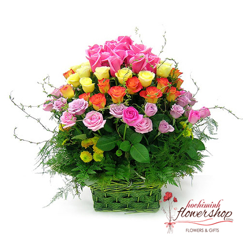 delivery sameday flowers in hochiminh