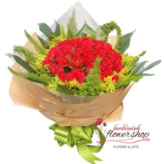 Send love flowers to Hochiminh city