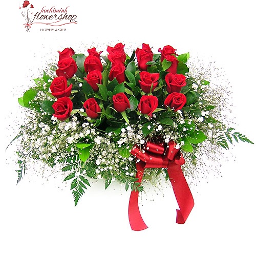 send love flowers with masages