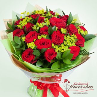 send red rose bouquet to my love