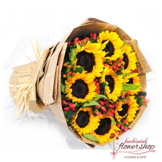 Send sunflower bouquet to Hochiminh online