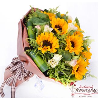 Sunflower bouquet for mother's day in HCM