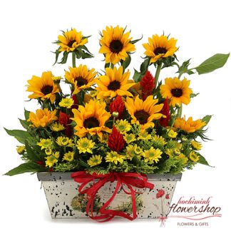 Sunflowers basket free shipping to Hochiminh