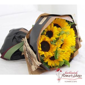 Sunflowers bouquet for girlfriend
