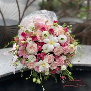 Sweet Pink Mixed Flower Bouquet