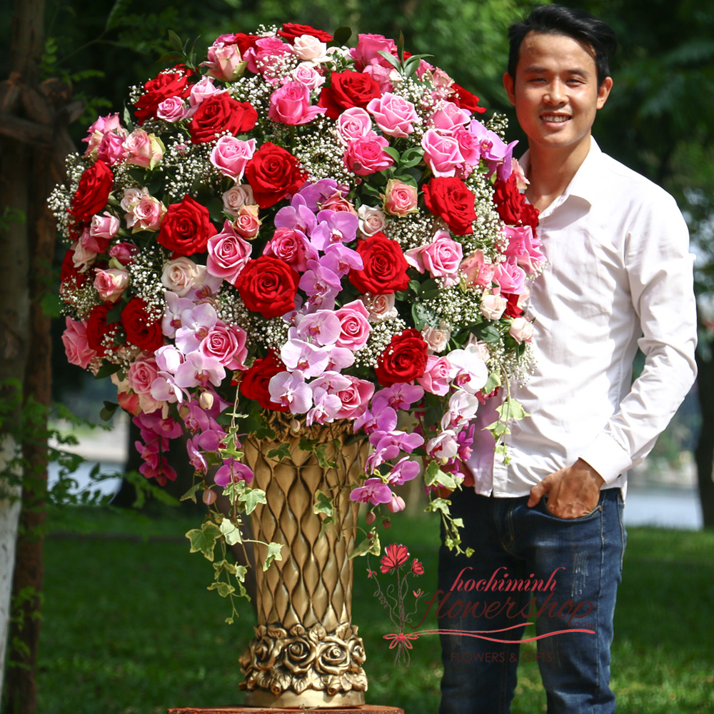 delivery vip flower to hochiminh city