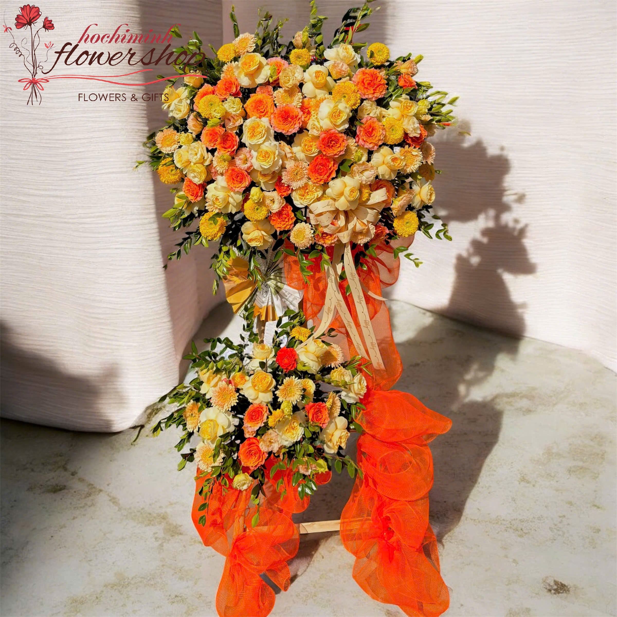 Give flowers to congratulate