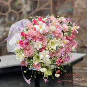Pastel Mixed Flower Bouquet